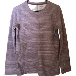 Duluth Trading Co lavender sweatshirt w/ kangaroo pocket sz S